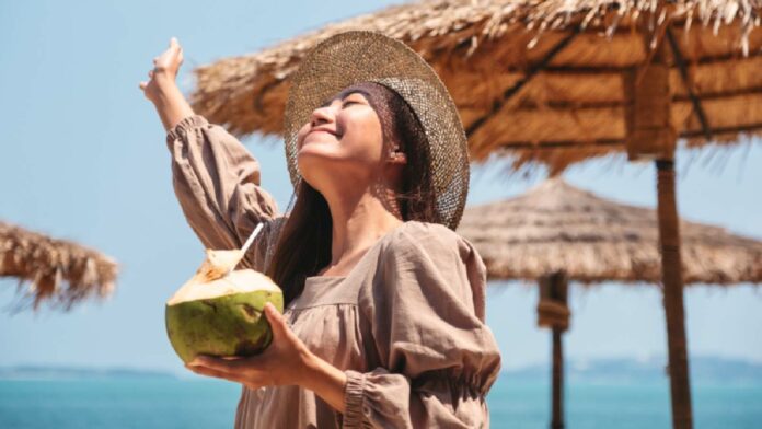 Coconut water is great for skin! Here’s why and how to use it