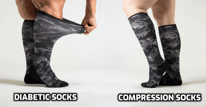 Diabetic Socks vs. Compression Socks: What’s the Difference?
