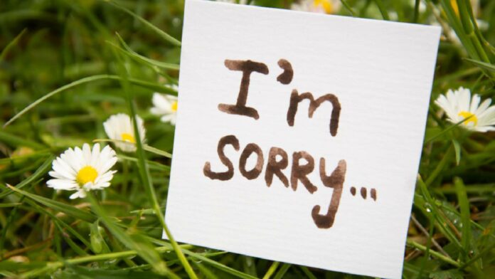 Feeling sorry? Know how to apologise sincerely