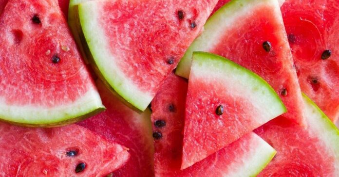 Closeup of watermelon