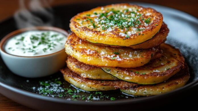 This high-protein pancake with creamy avocado dip makes for a healthy breakfast recipe!
