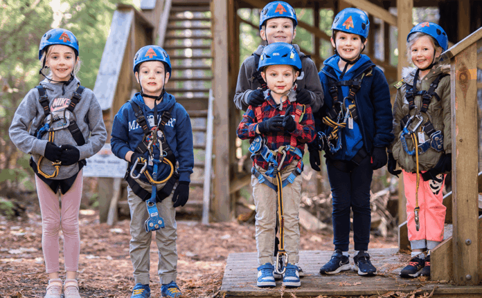 Group of children at DiaBuddies event